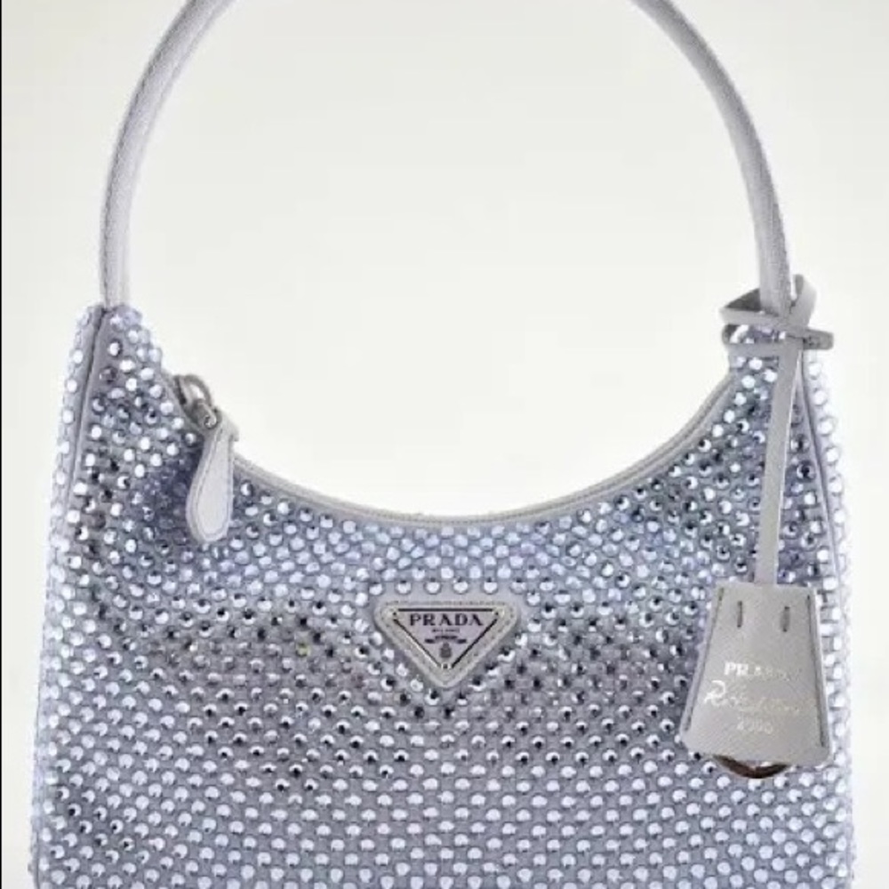 Prada Crystal Re-Edition in Purple/ Glycine
